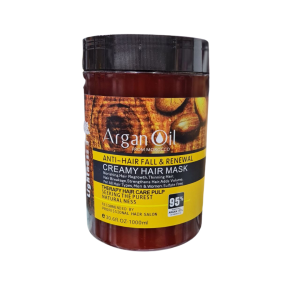 ماسک مو آرگان لایتنس برزیلی بدون سولفات مدل Argan oil 95% lightness حجم 1000 میل